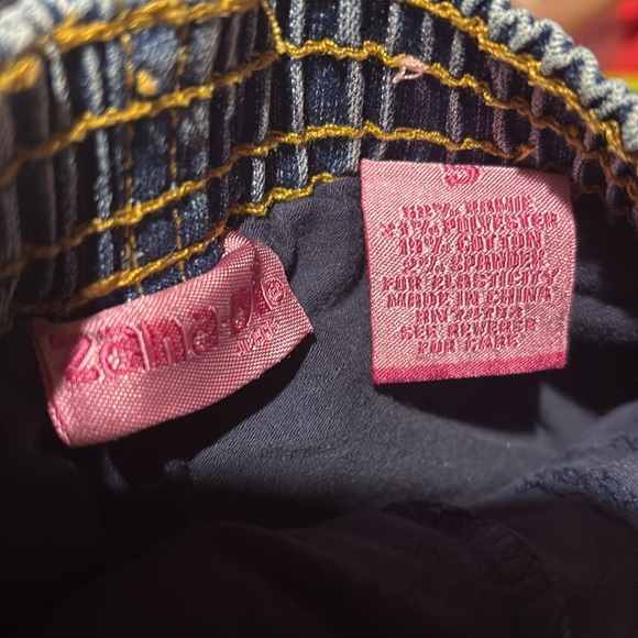 Toddler Denim and Camouflage Skirt with Sequins - Picture 6 of 6